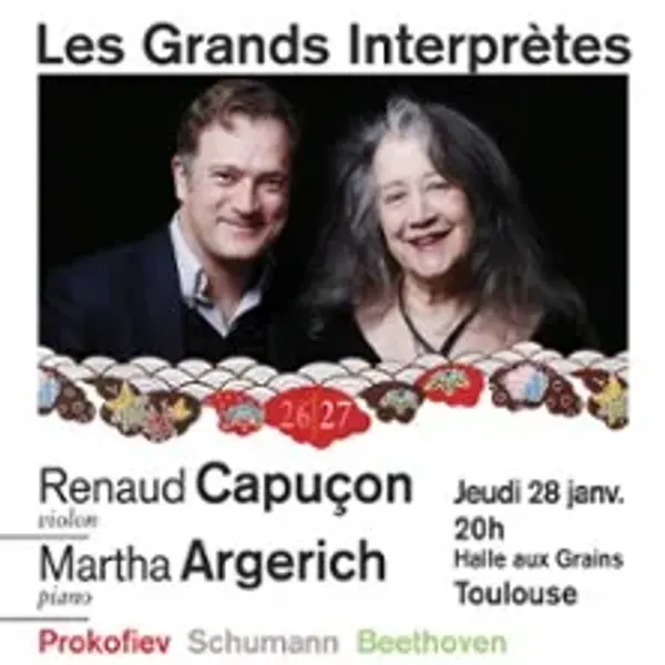 Renaud Capuçon et Martha Argerich