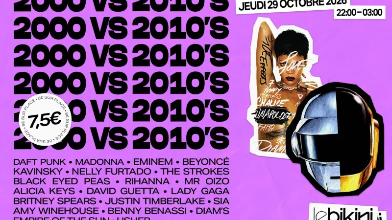 Soirée 2000 vs 2010's
