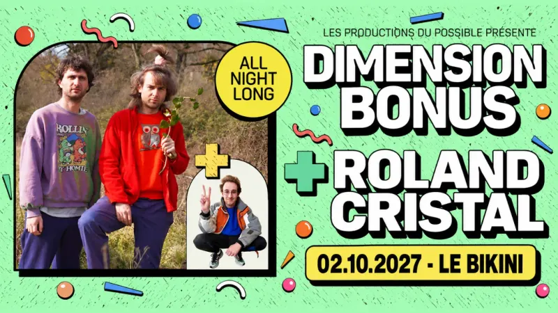 DIMENSION BONUS (SALUT C'EST COOL) + ROLAND CRISTAL (All Night Long)