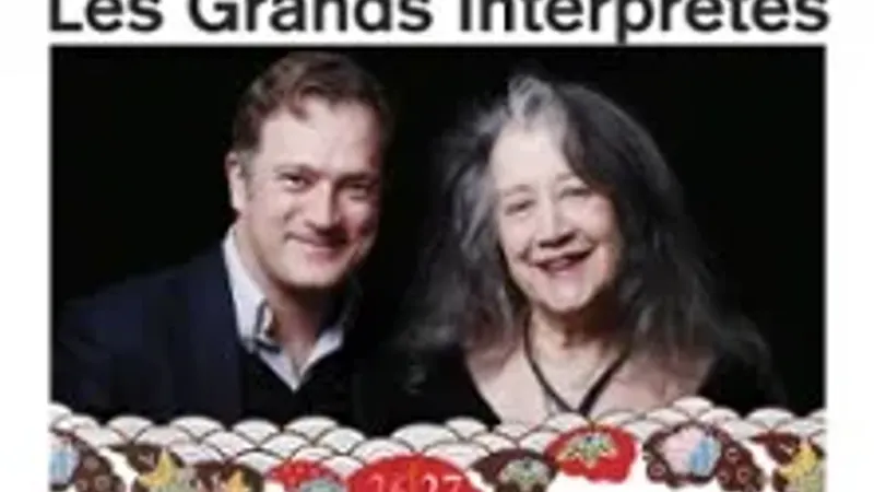 Renaud Capuçon et Martha Argerich